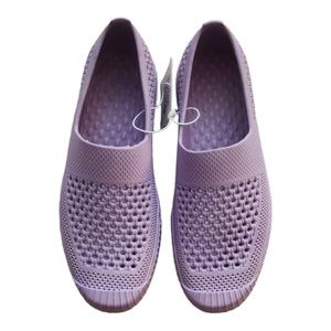 NWT Layer 8 Katie Rubber Comfy Shoes Lavender Sizes 8